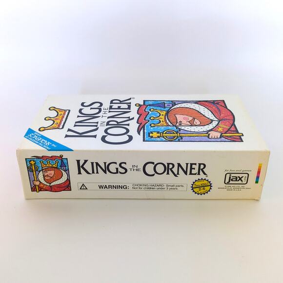 Vintage 1996 KINGS IN THE CORNER Card Game JAX LTD Great Game For All Complete - Picture 3 of 5